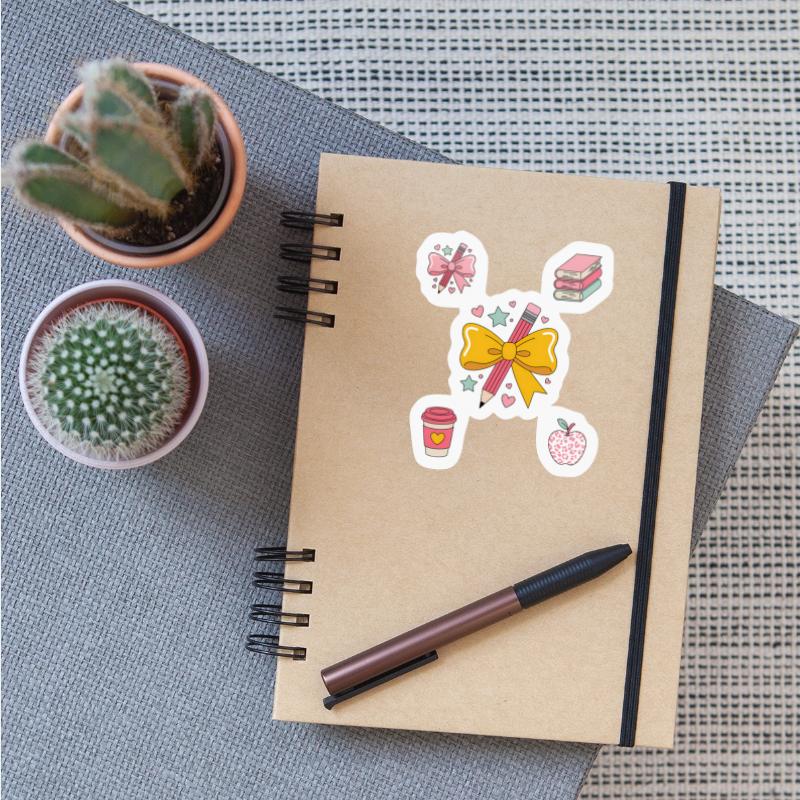 Apple Coquette Bow Books First Day of School Back