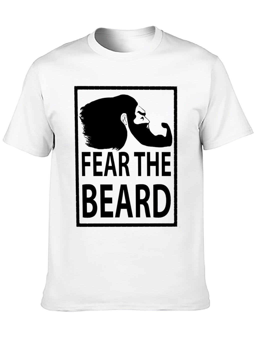 Fear the Beard Graphic Print T-Shirt