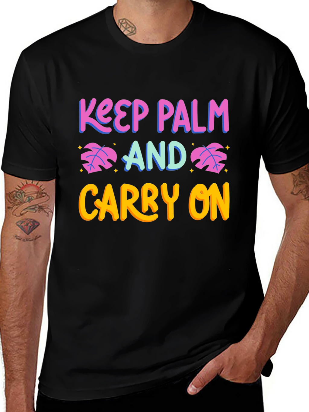 Keep Palm and Carry On T-Shirt