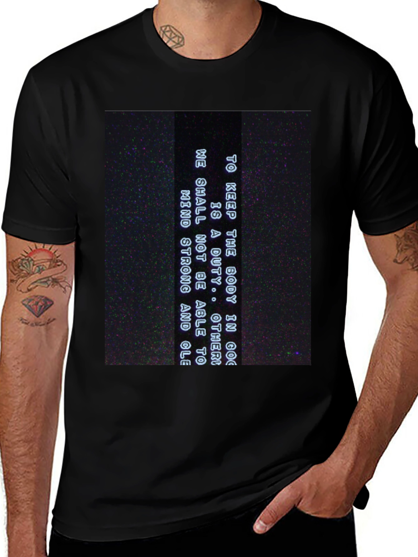 Abstract Graphic Tee - Mind & Body