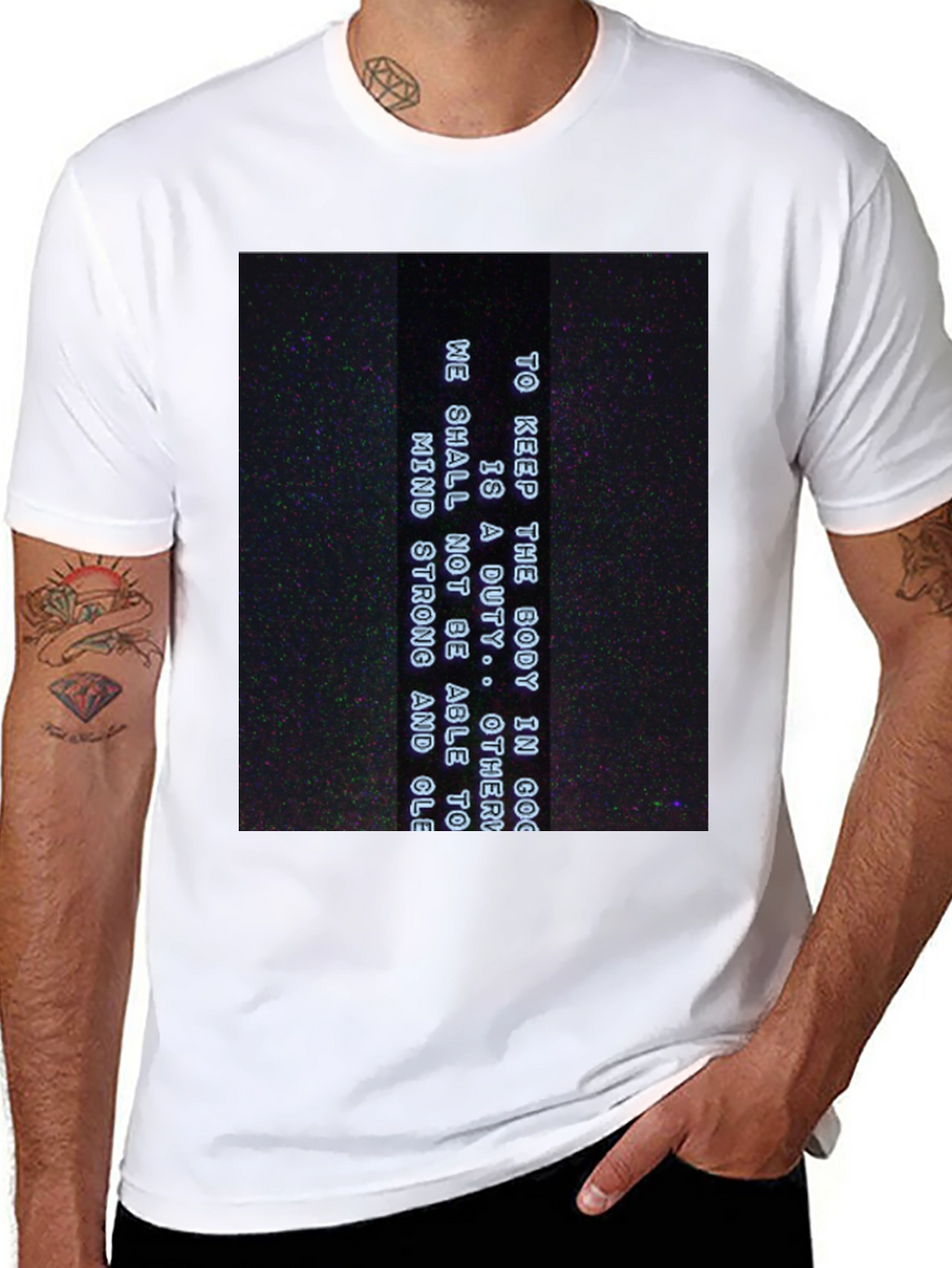 Abstract Graphic Tee - Mind & Body