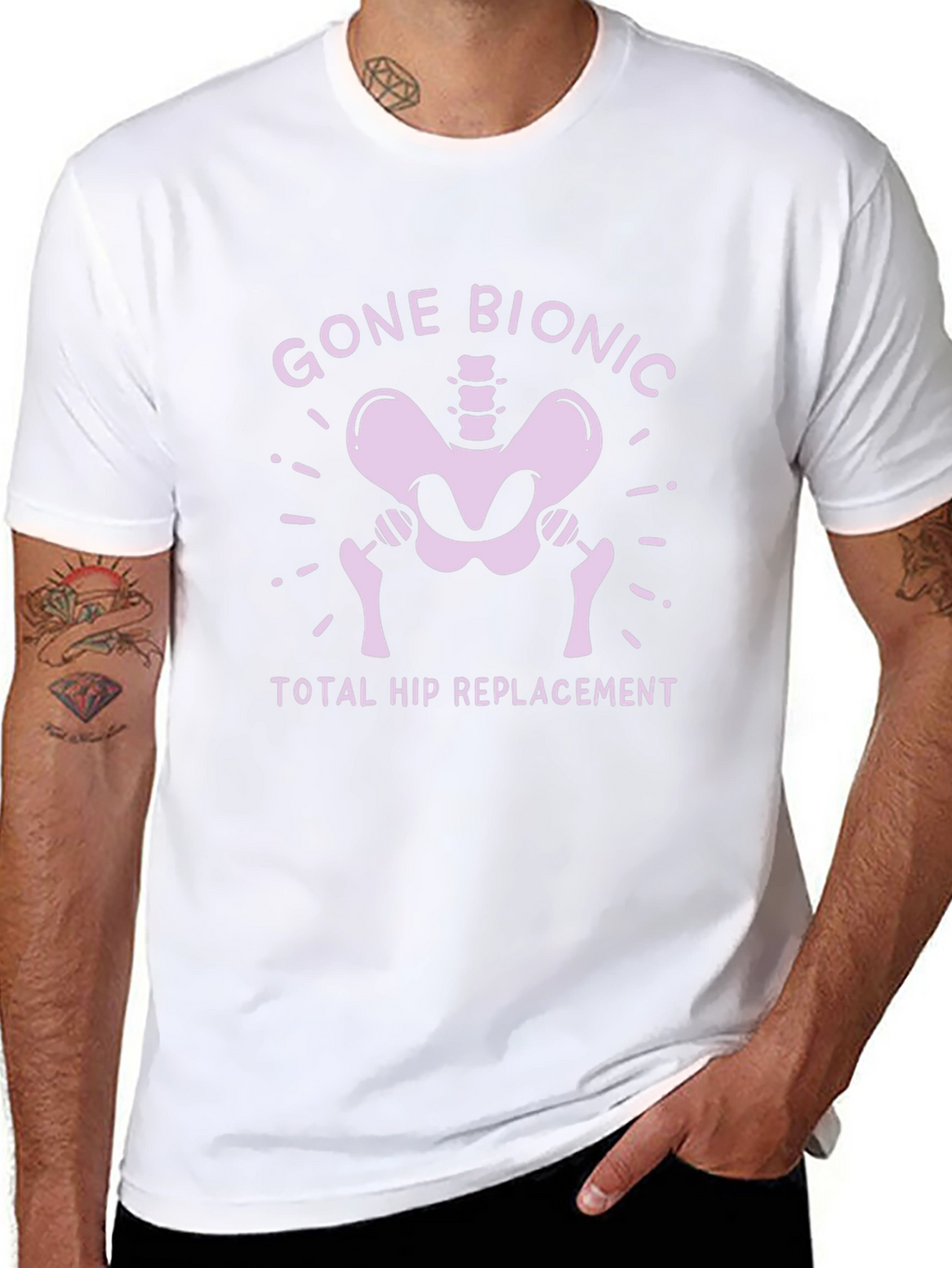 Gone Bionic Hip Replacement Tee