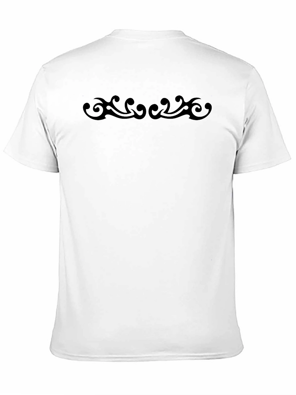 Modern Tribal Print Black T-Shirt