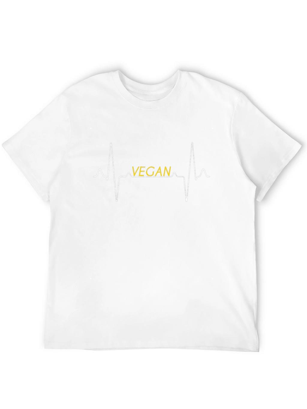 Vegan Heartbeat Graphic Tee - Stylish Vegan Apparel