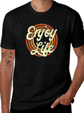 Enjoy Life Retro Graphic T-Shirt