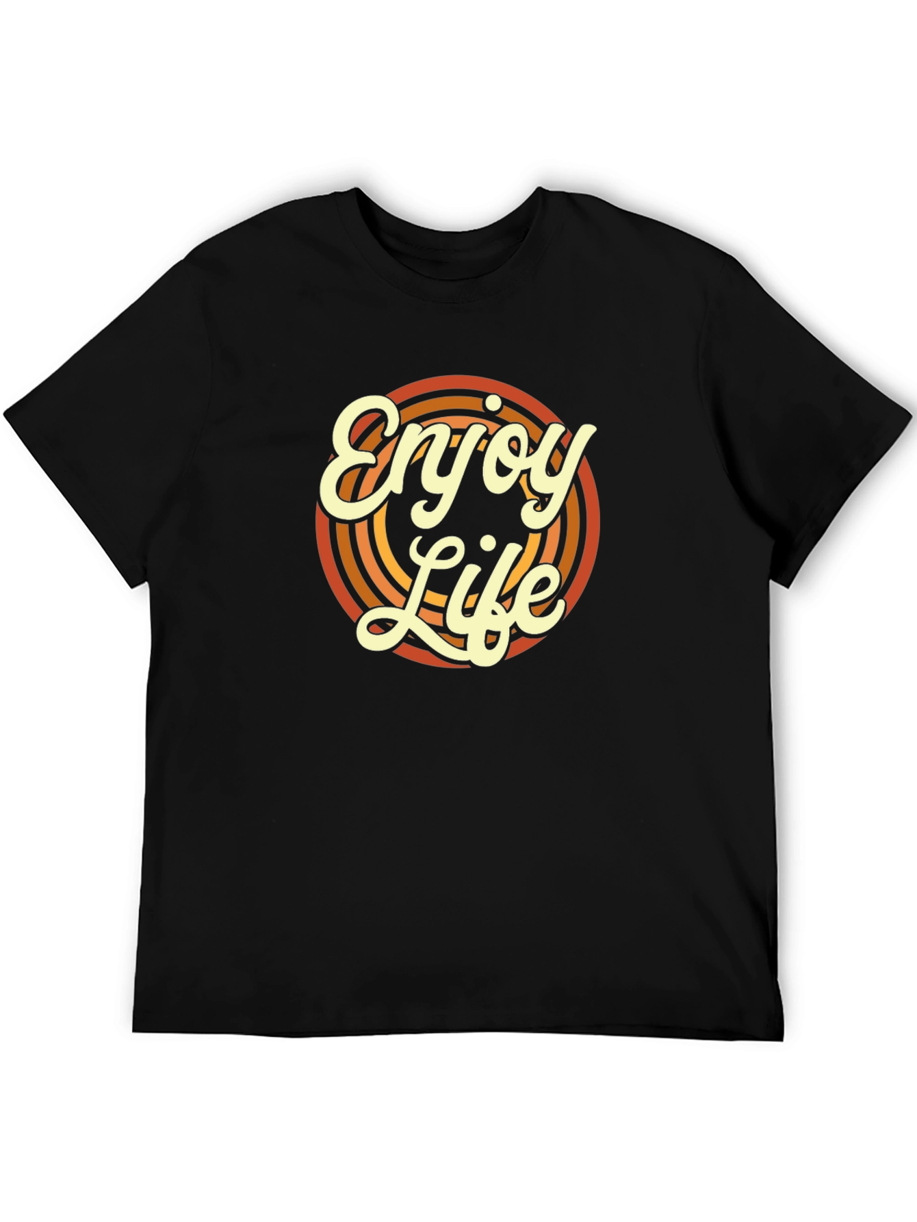 Enjoy Life Retro Graphic T-Shirt