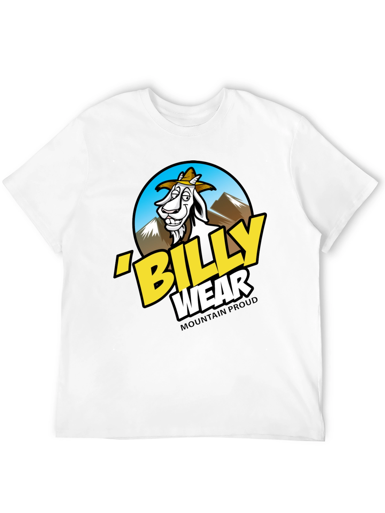 Billy Wear Mountain Proud Black T-Shirt