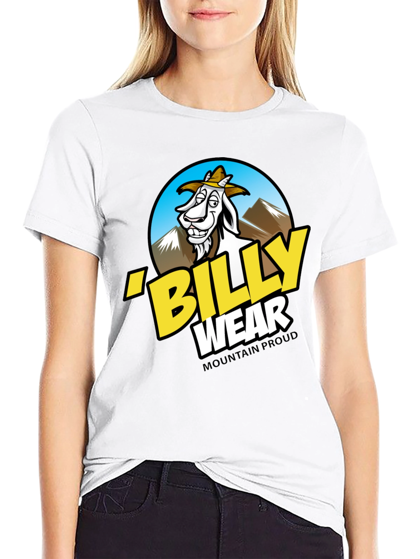 Billy Wear Mountain Proud Black T-Shirt