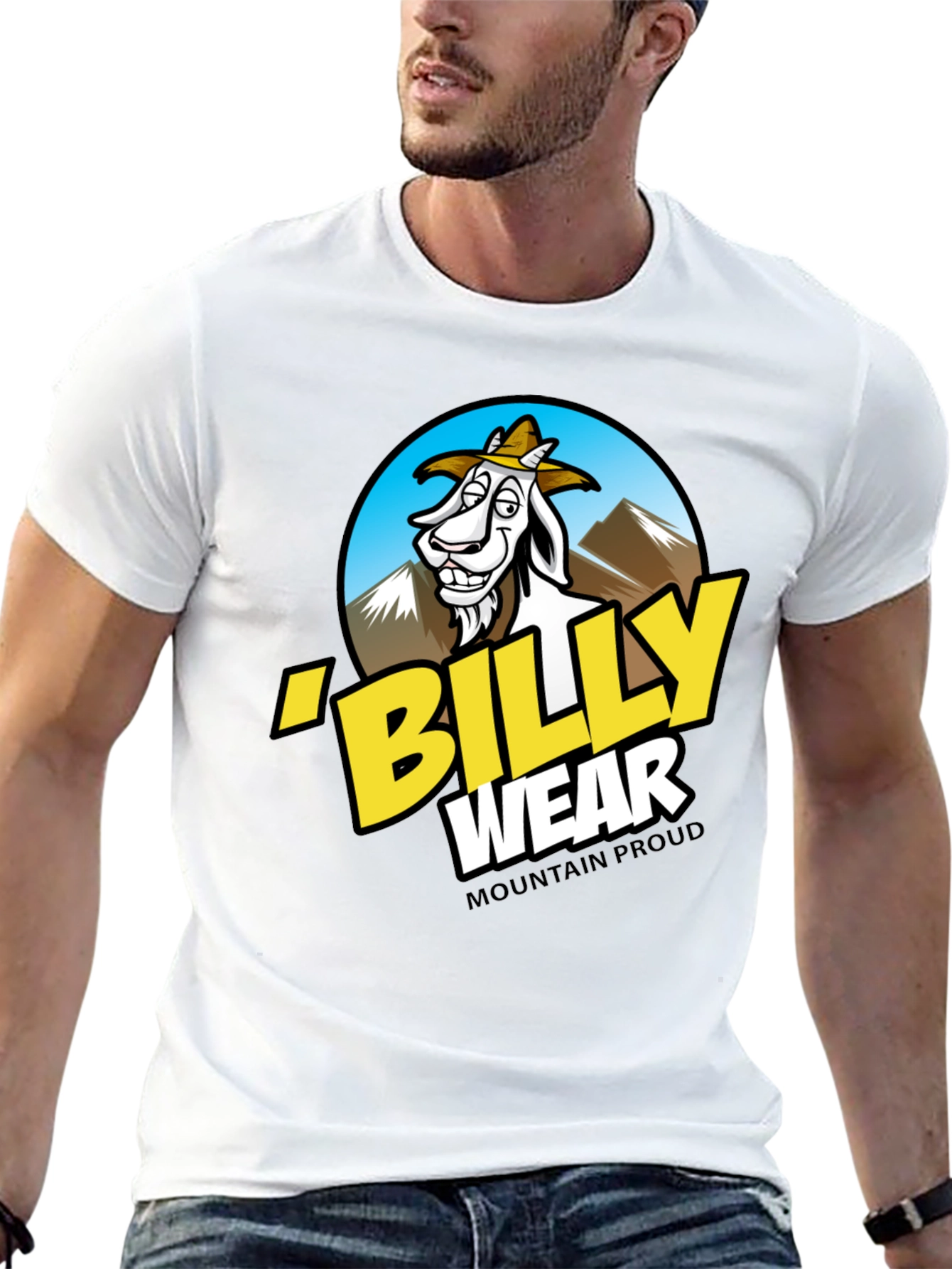 Billy Wear Mountain Proud Black T-Shirt