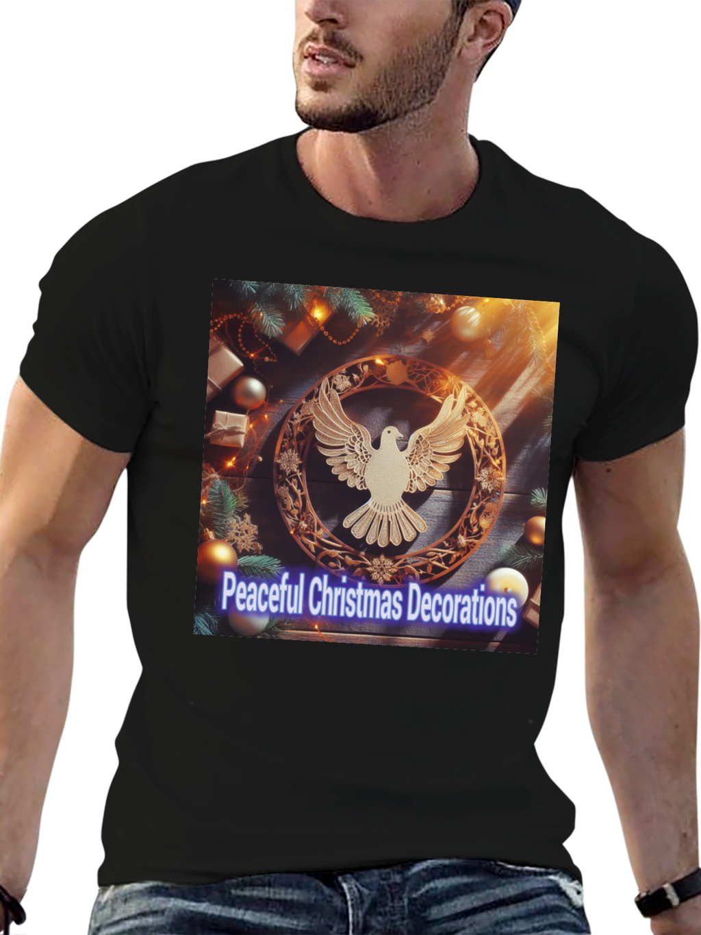 Peaceful Christmas Decorations T-Shirt