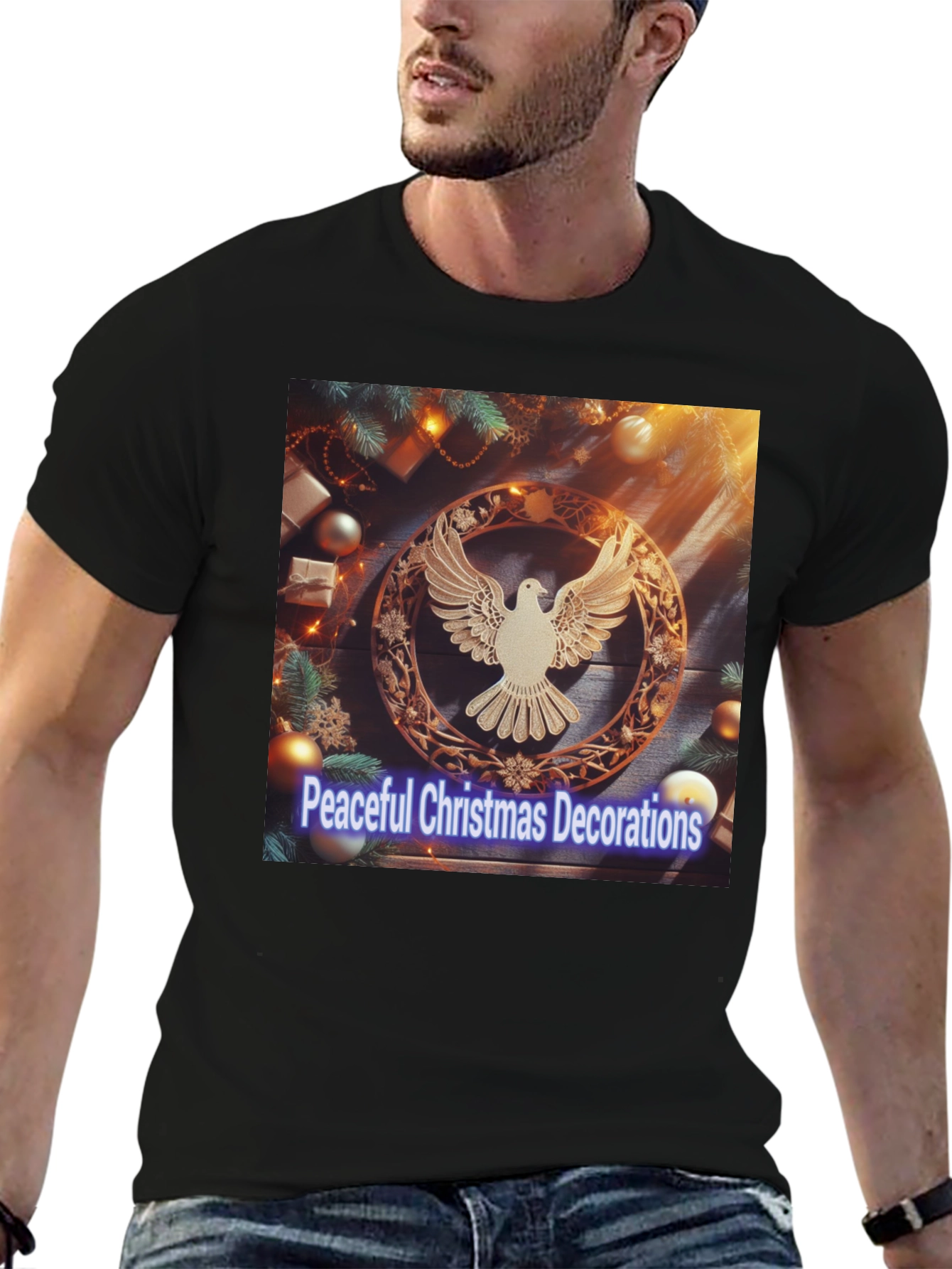Peaceful Christmas Decorations T-Shirt
