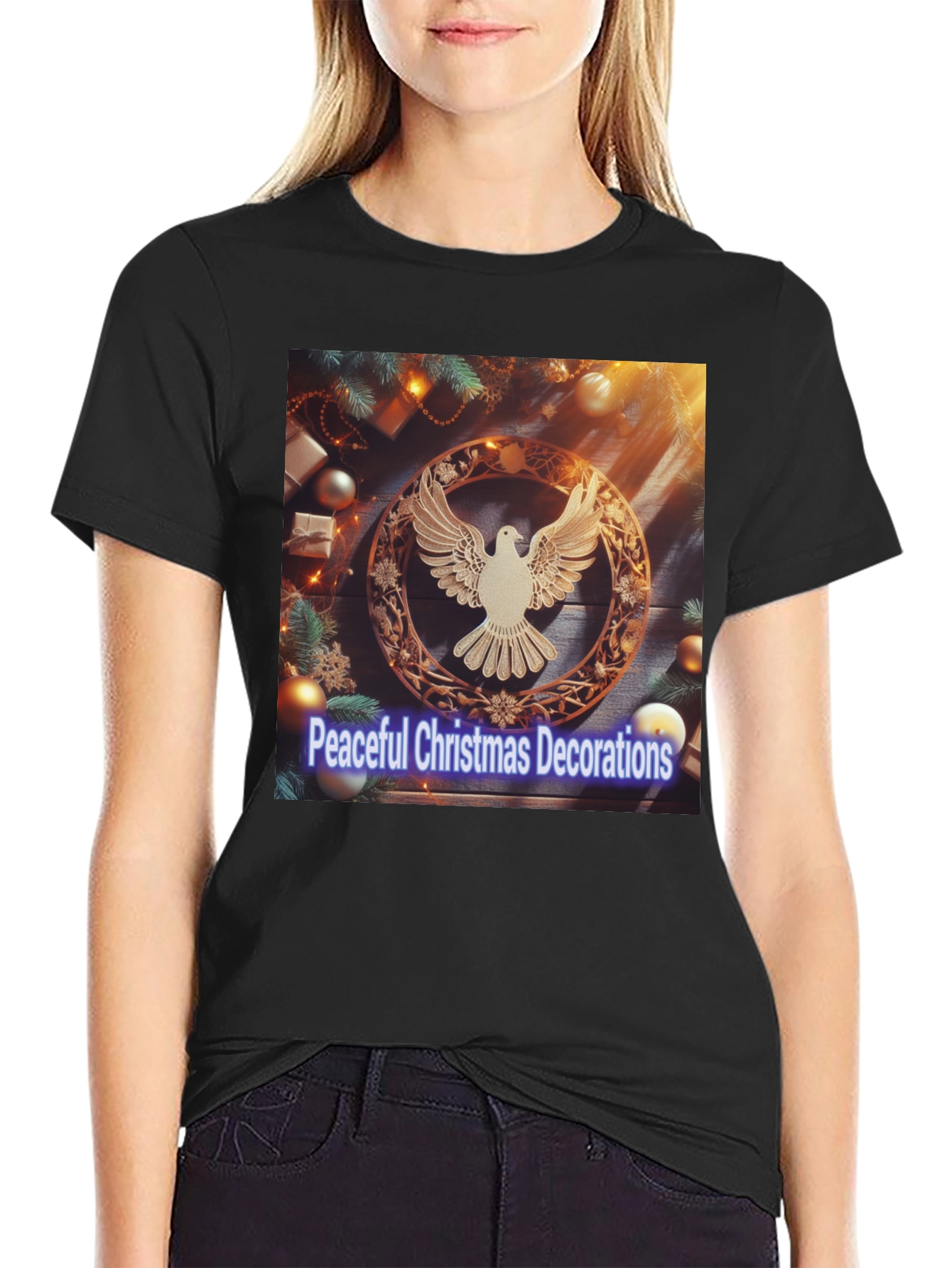 Peaceful Christmas Decorations T-Shirt