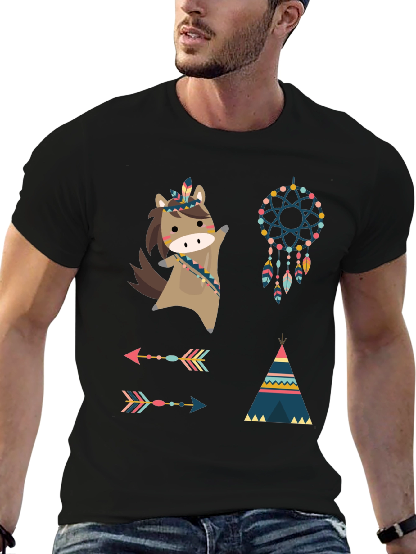 Boho Style Graphic Tee
