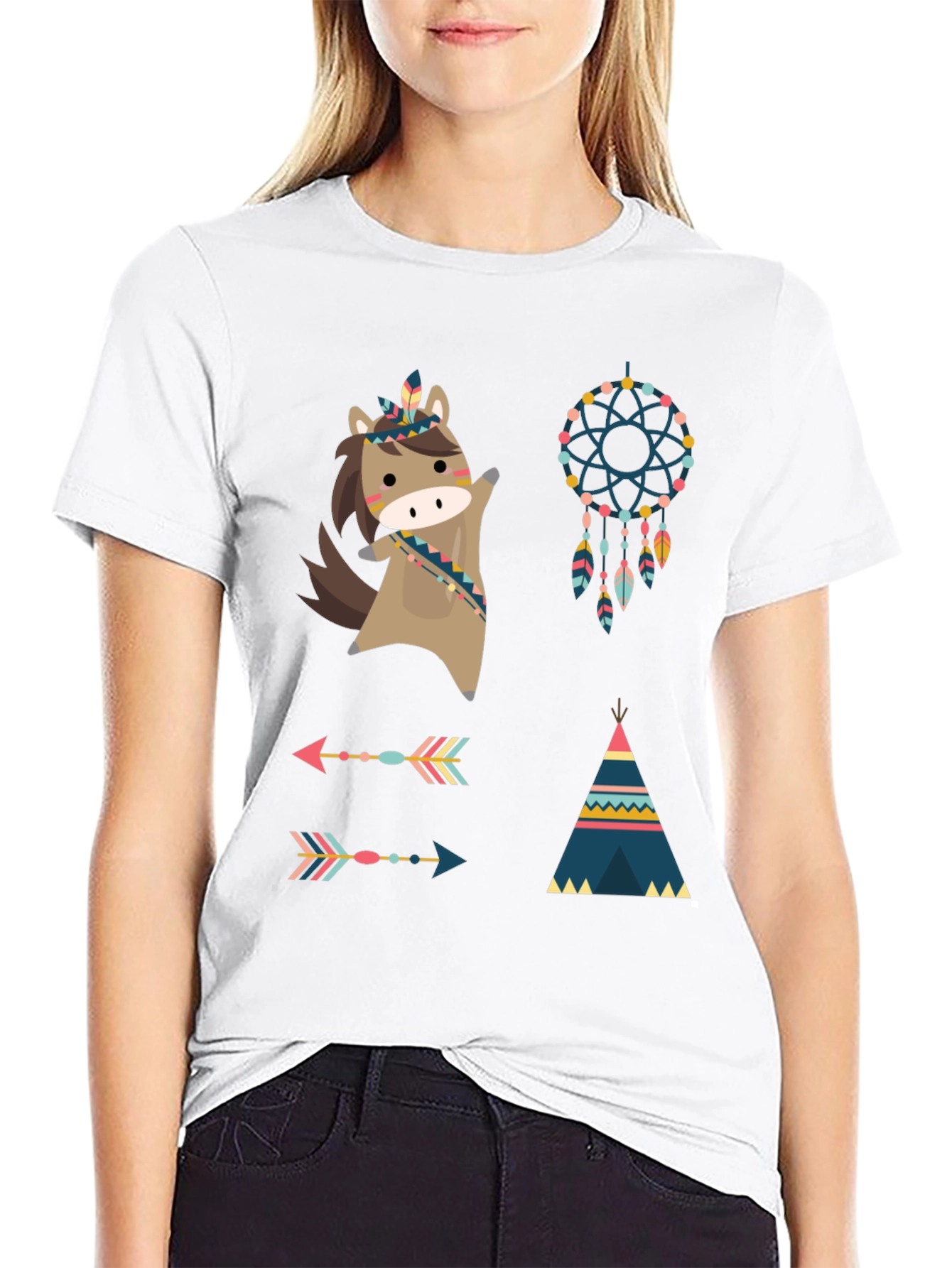Boho Style Graphic Tee