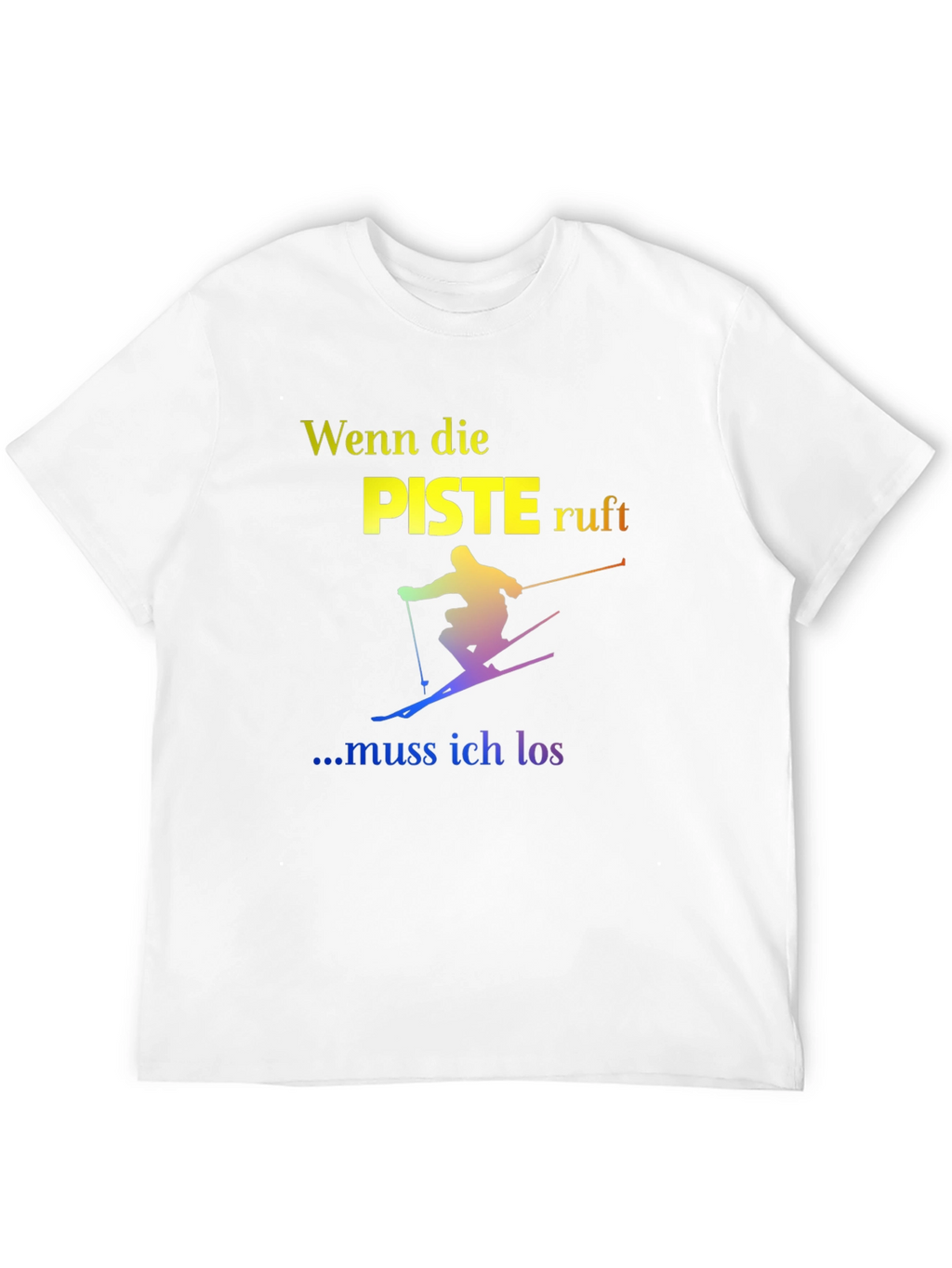 Ski Slope T-Shirt - German Text