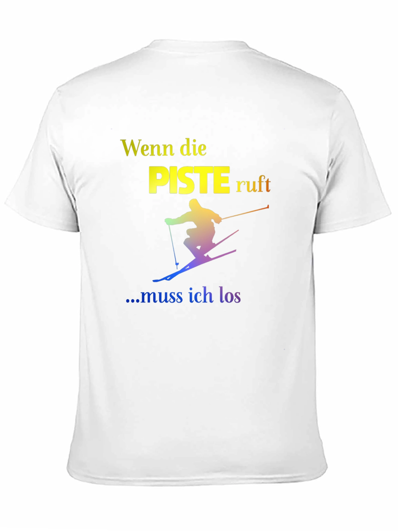 Ski Slope T-Shirt - German Text