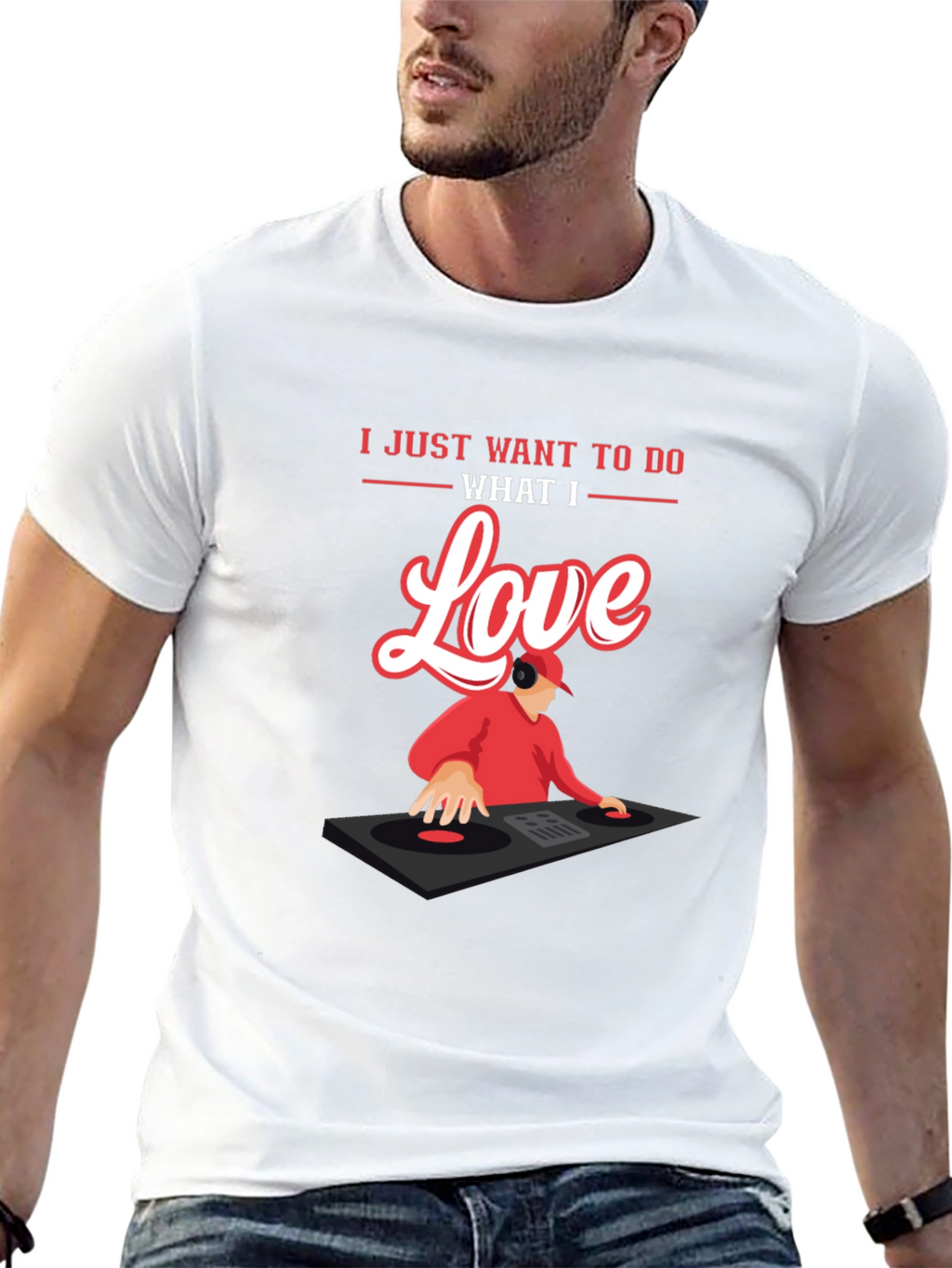 DJ Love T-Shirt - Music Lover Tee