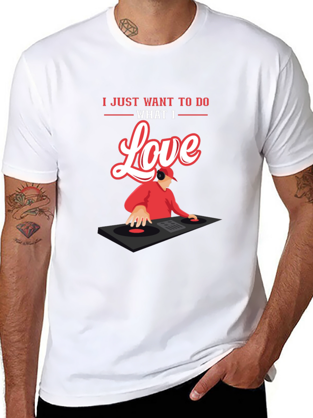 DJ Love T-Shirt - Music Lover Tee