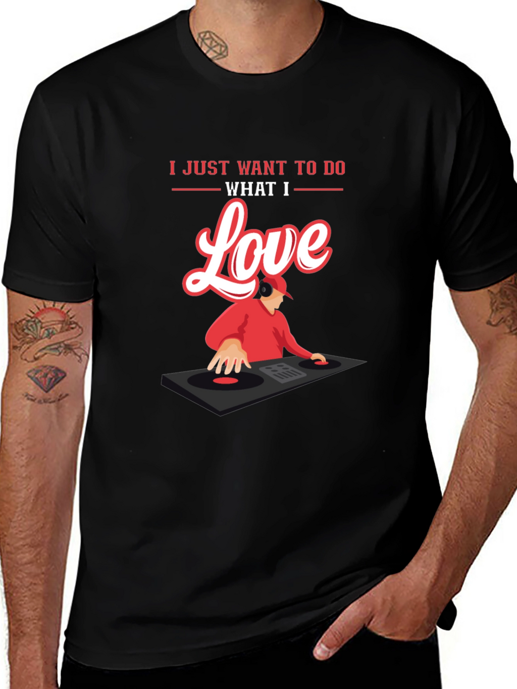 DJ Love T-Shirt - Music Lover Tee