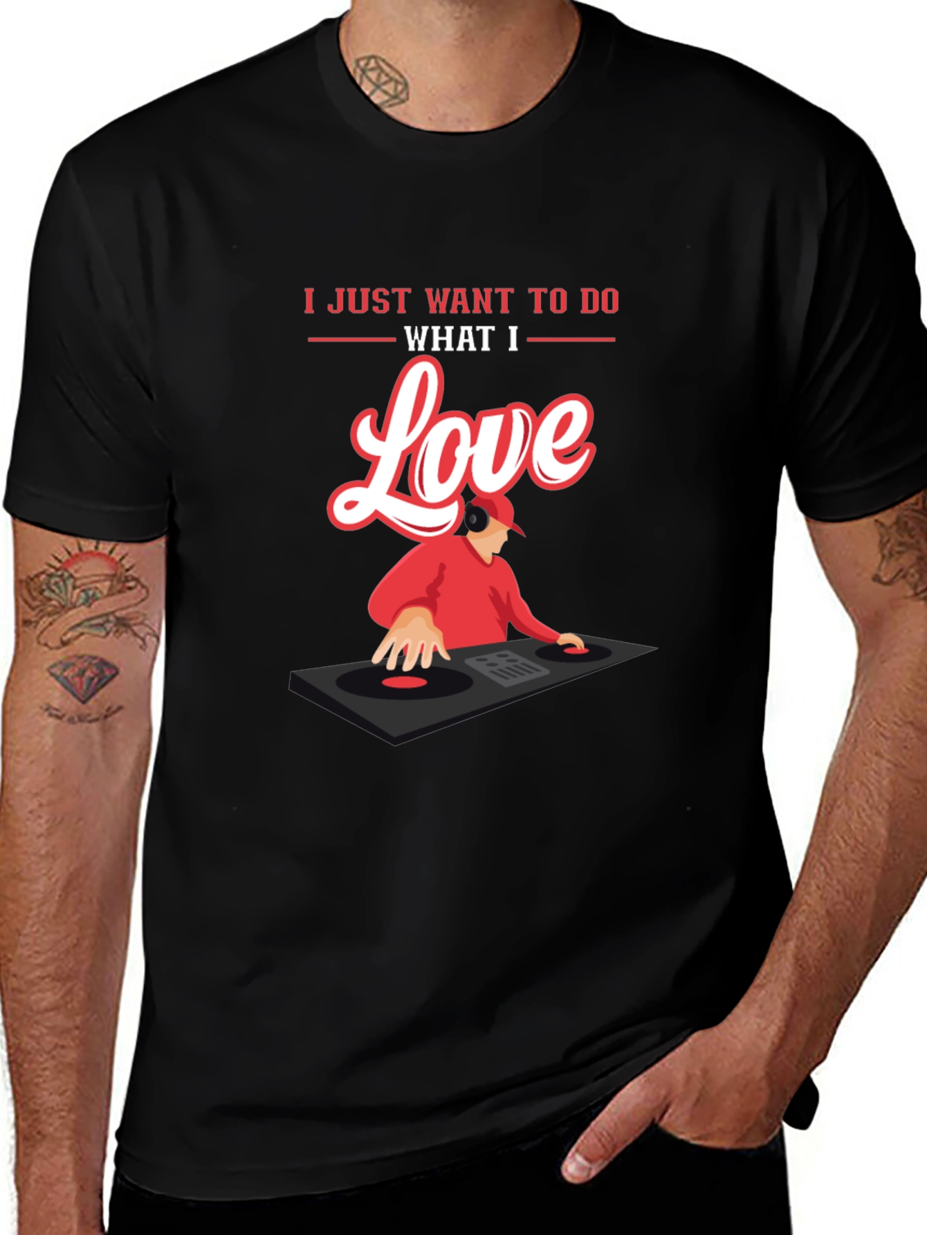 DJ Love T-Shirt - Music Lover Tee