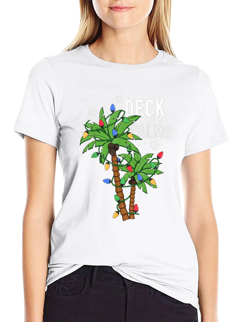 Deck the Palms Christmas T-Shirt