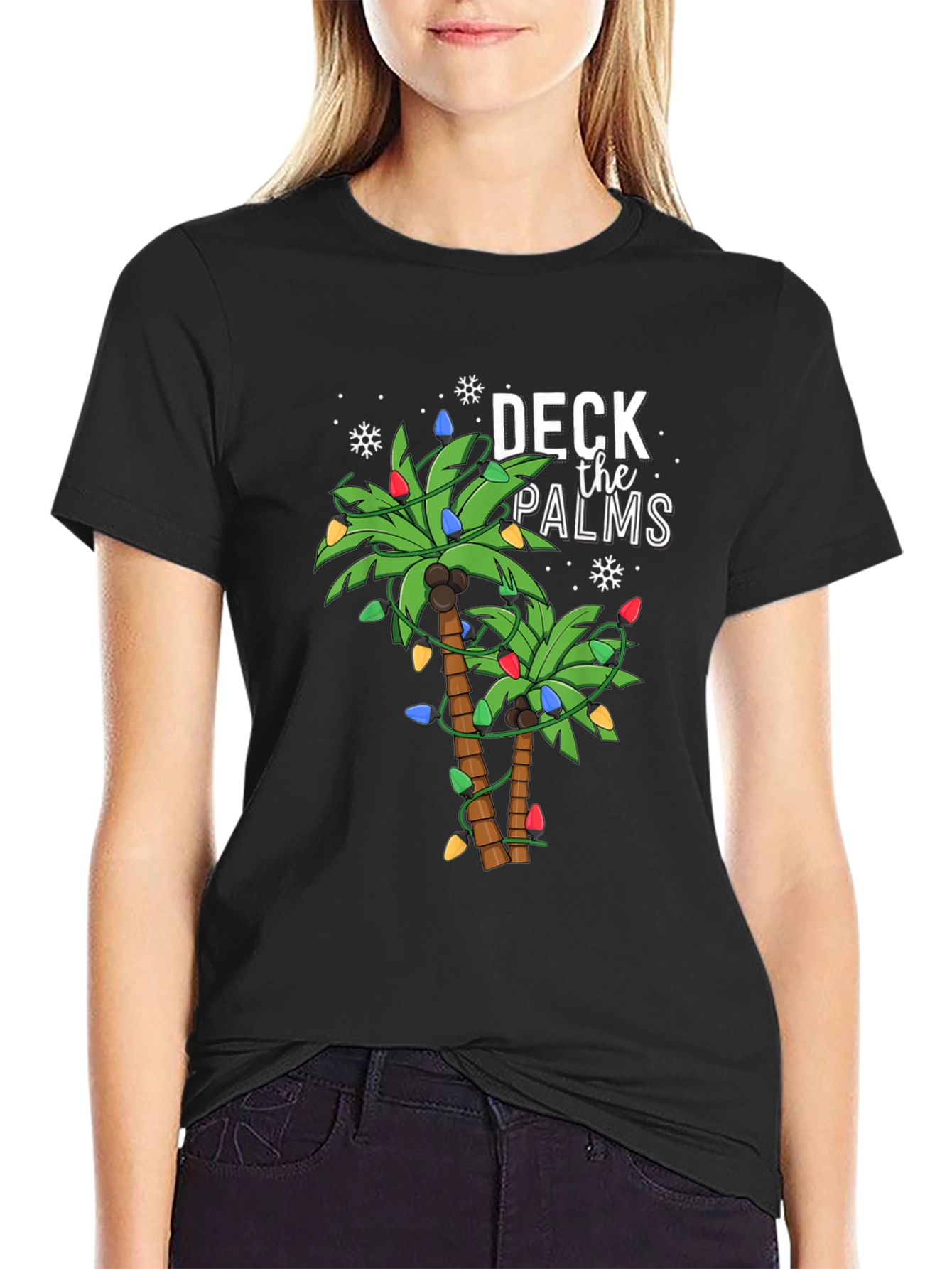 Deck the Palms Christmas T-Shirt