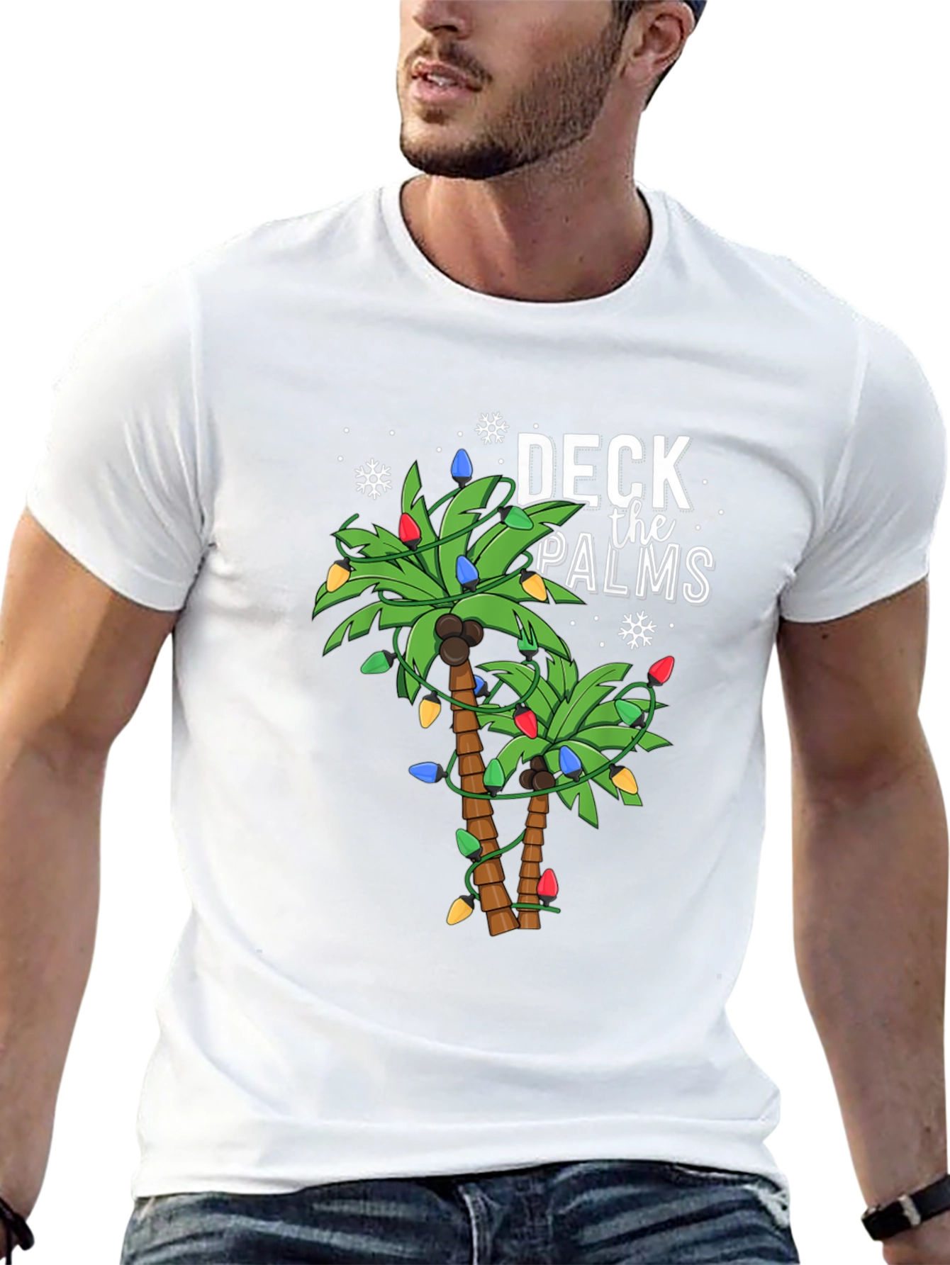 Deck the Palms Christmas T-Shirt