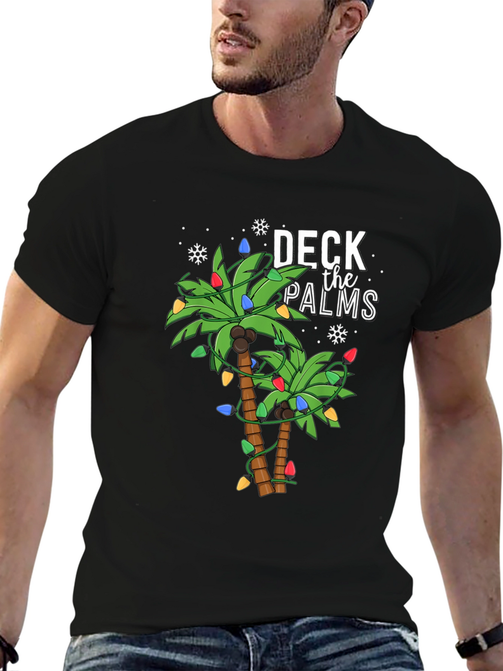 Deck the Palms Christmas T-Shirt