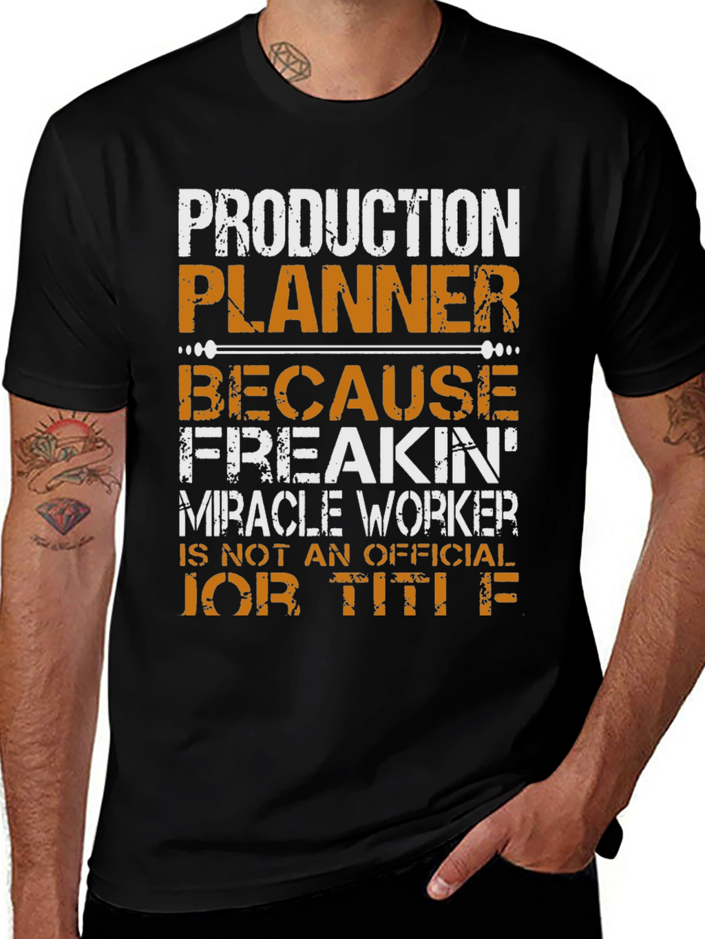 Production Planner Funny Job Title T-Shirt