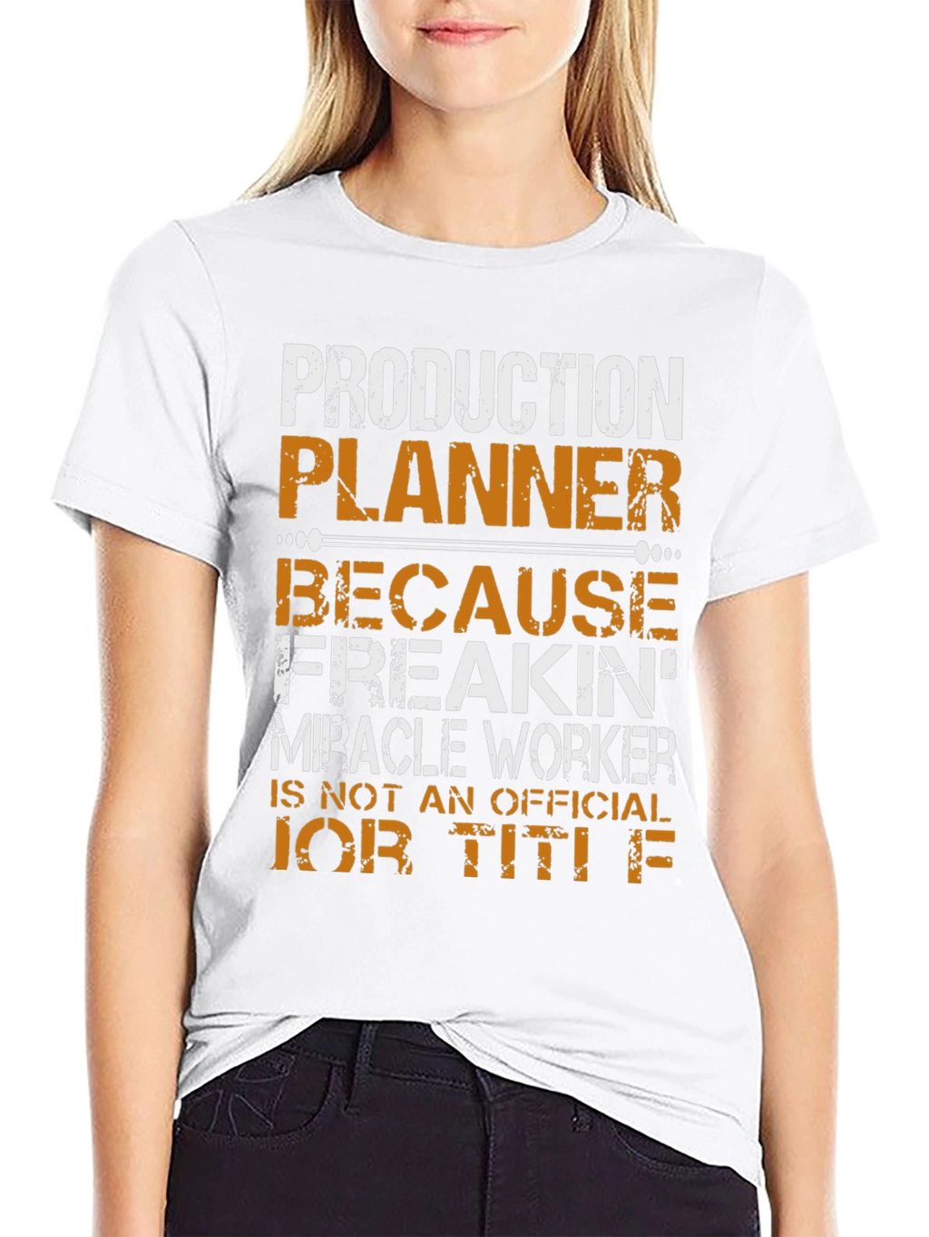 Production Planner Funny Job Title T-Shirt