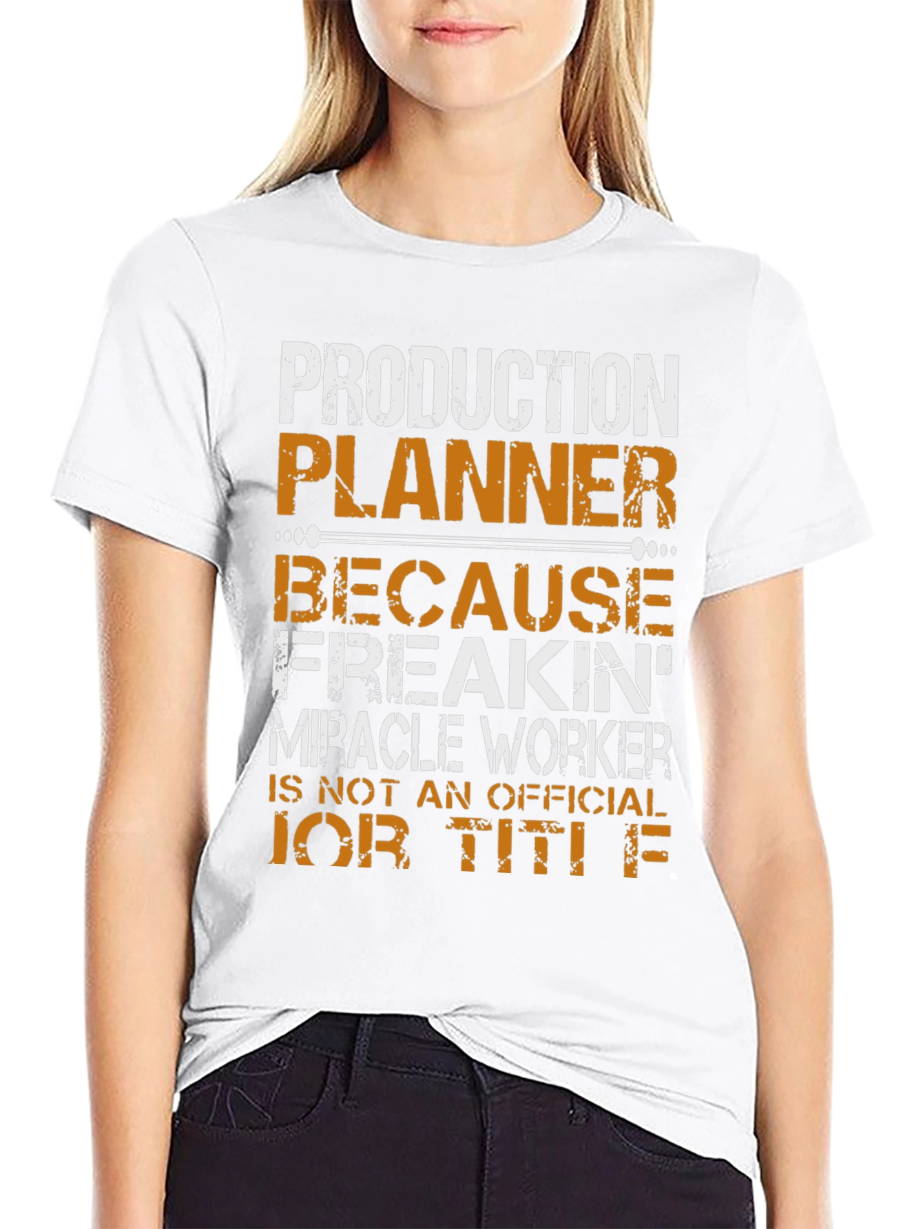 Production Planner Funny Job Title T-Shirt