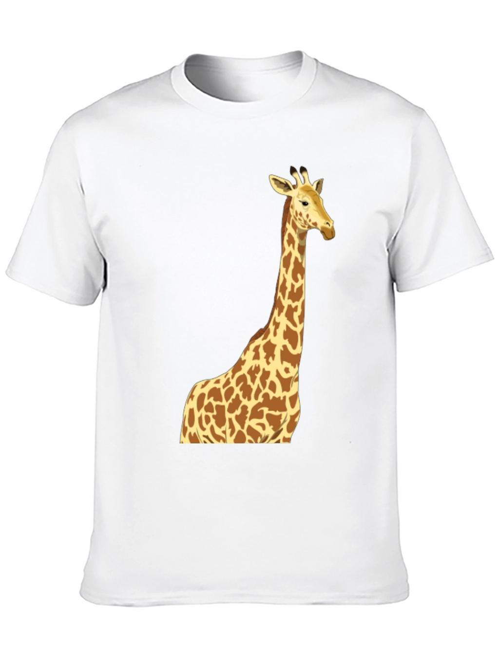 Giraffe Graphic Tee - Mens Black T-Shirt