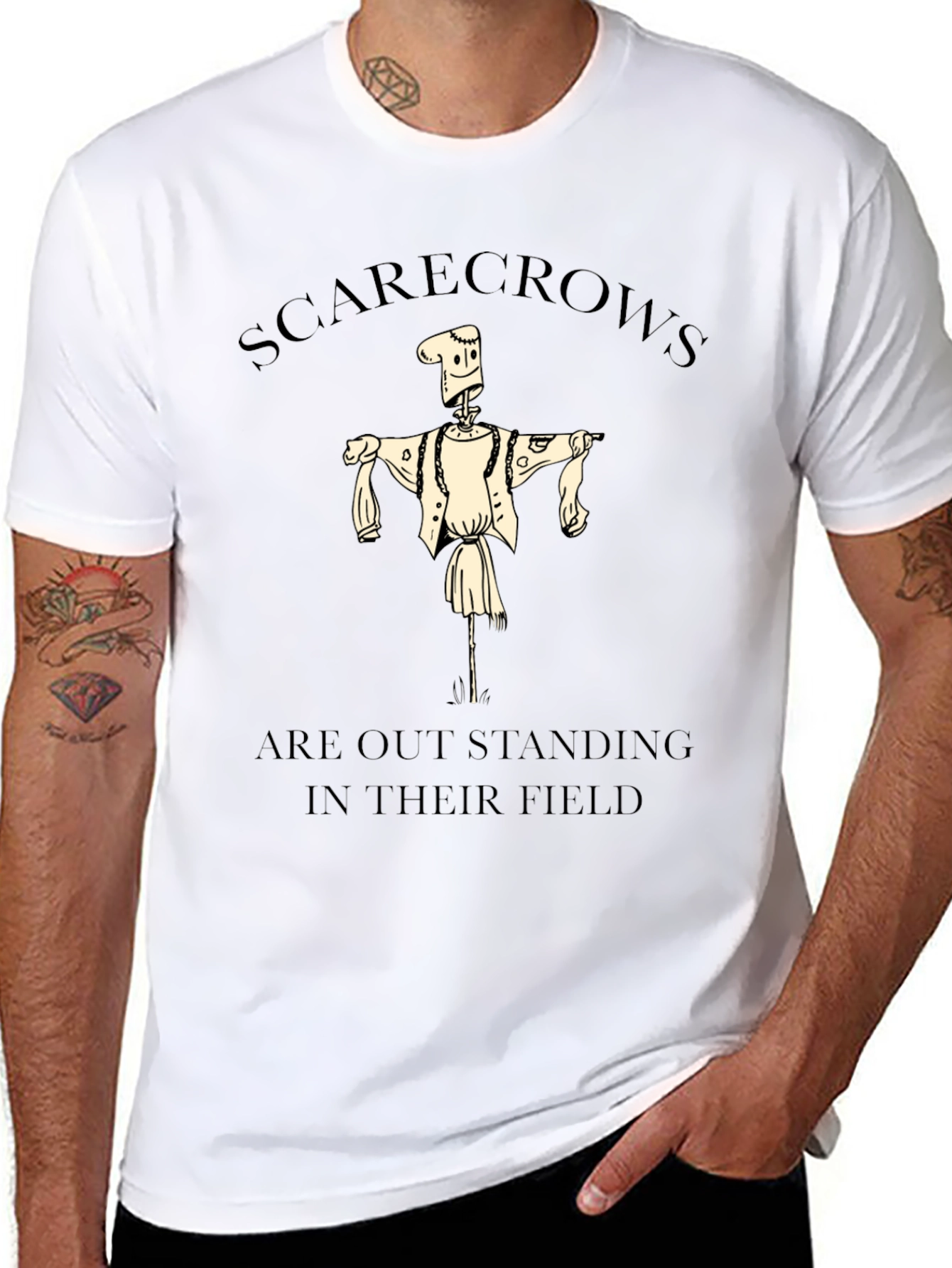Scarecrows Outstanding Field Graphic T-Shirt
