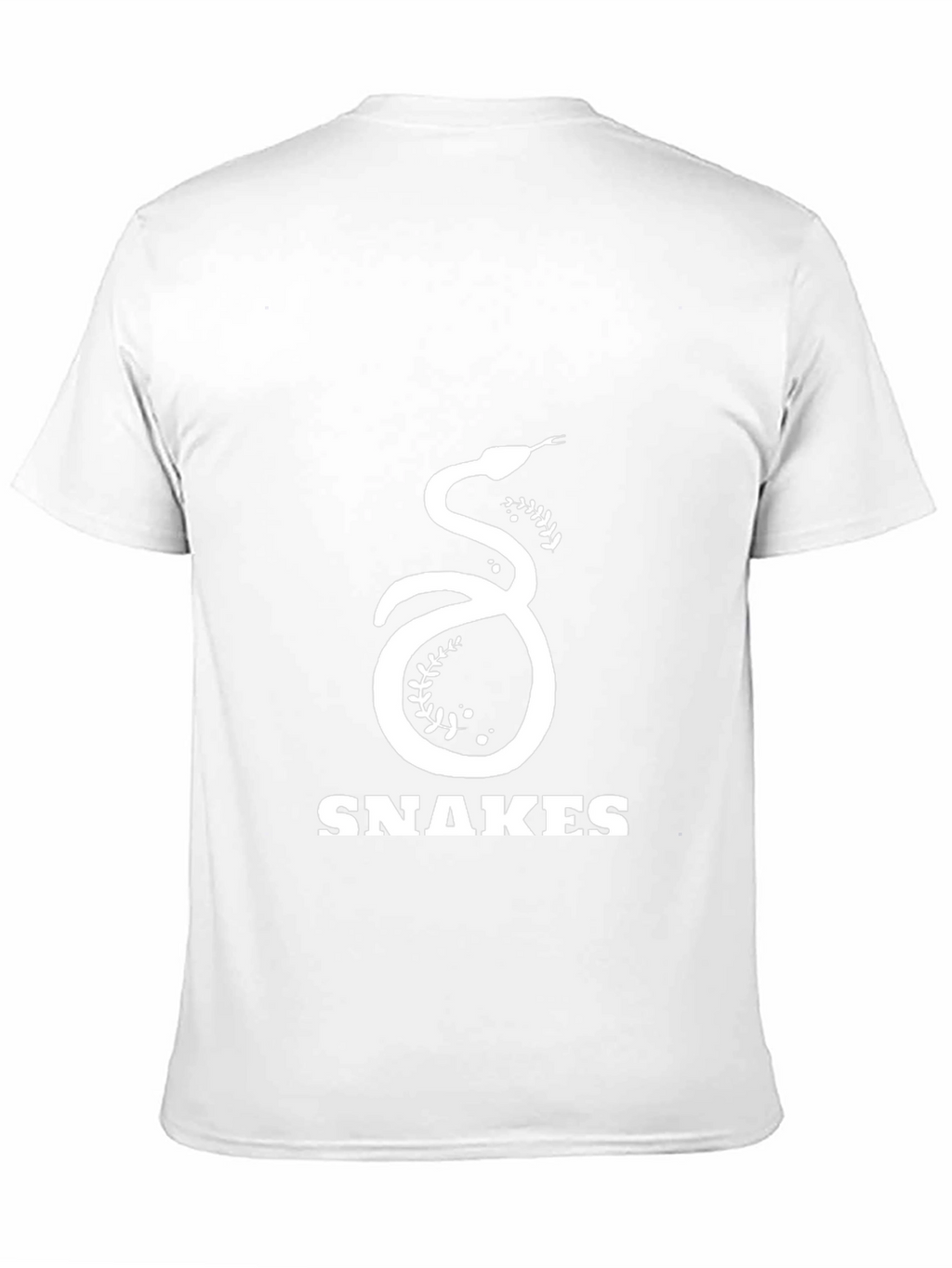 Snakes Graphic Tee - Black Cotton T-Shirt