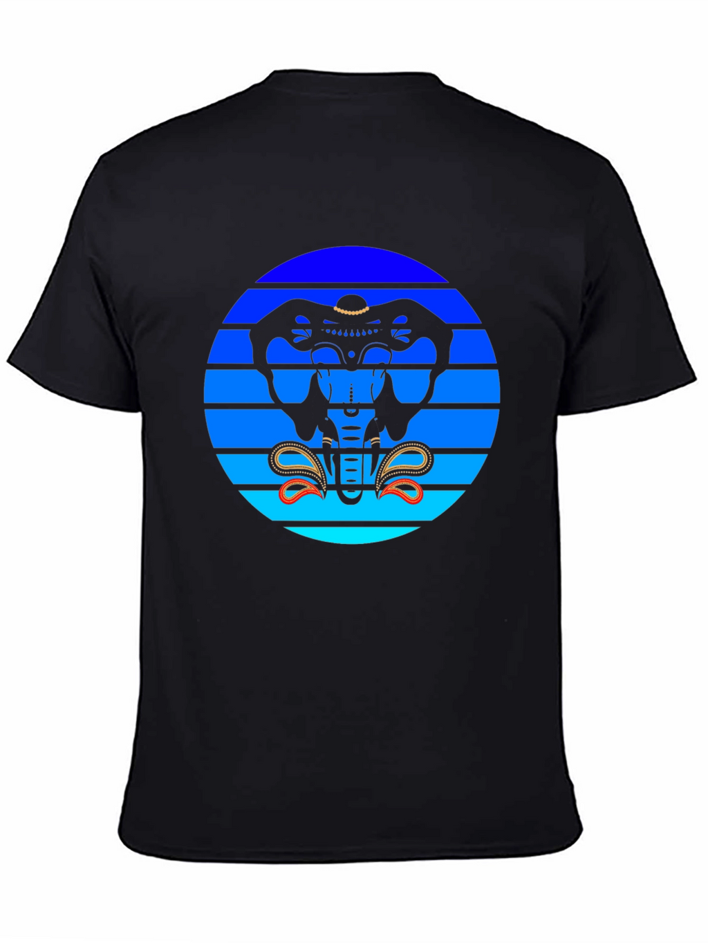 Elephant Graphic Tee - Retro Style