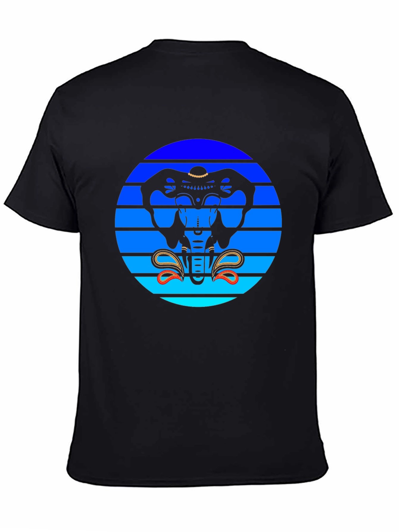 Elephant Graphic Tee - Retro Style