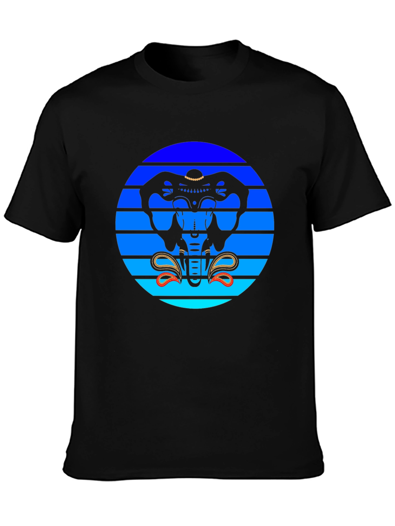 Elephant Graphic Tee - Retro Style