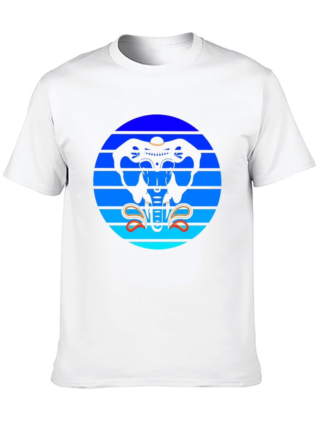 Elephant Graphic Tee - Retro Style