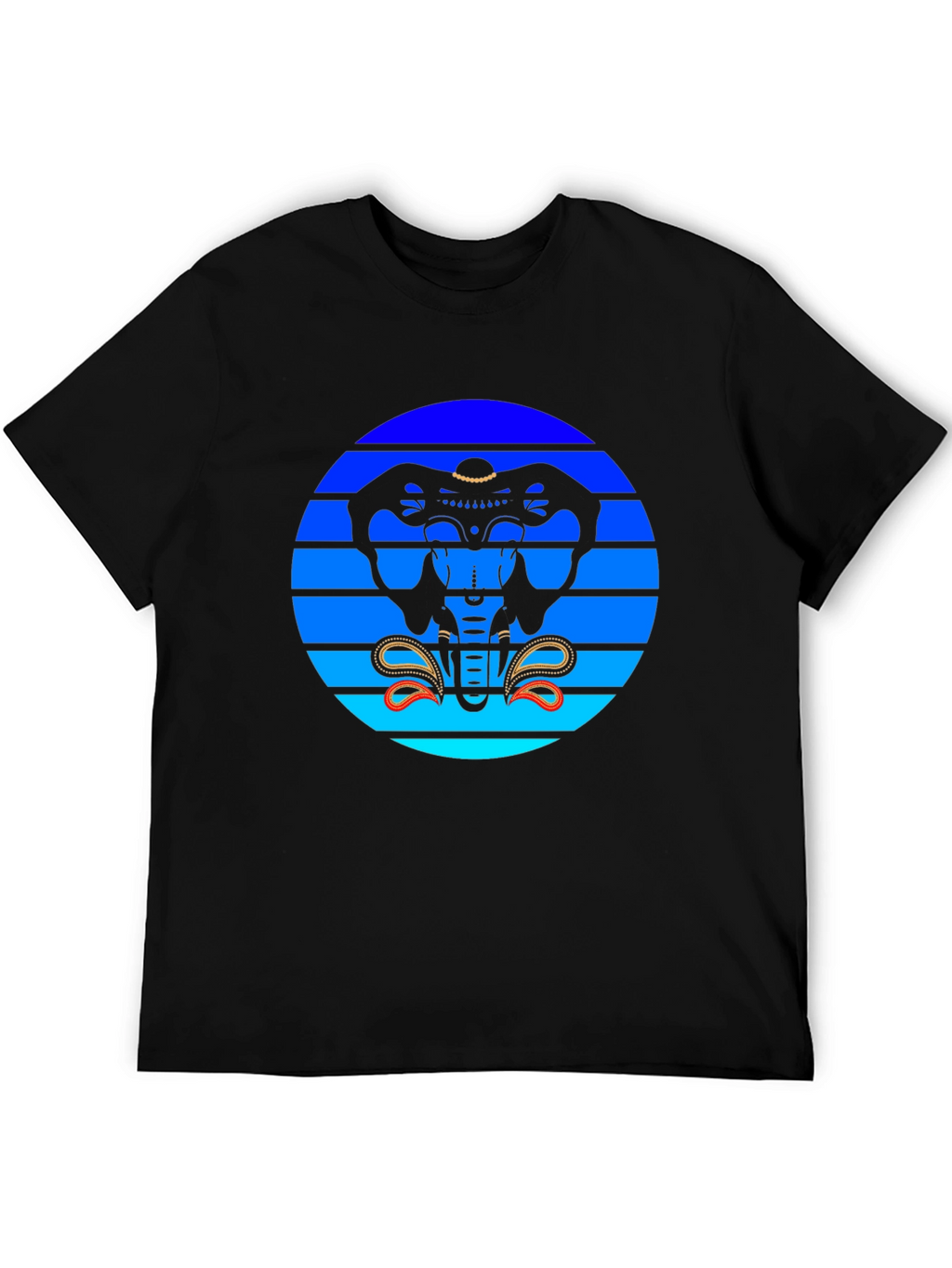 Elephant Graphic Tee - Retro Style