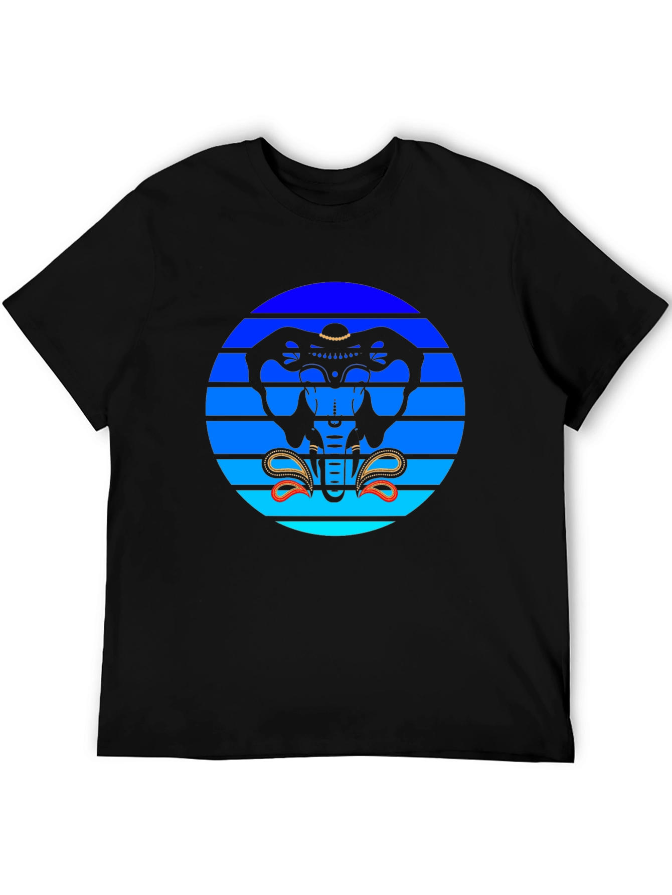 Elephant Graphic Tee - Retro Style