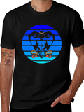 Elephant Graphic Tee - Retro Style