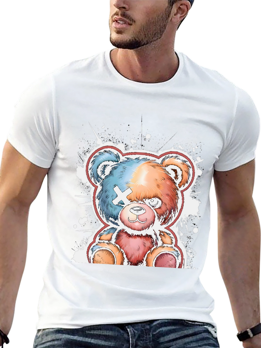 Two-Faced Bear Graphic Tee