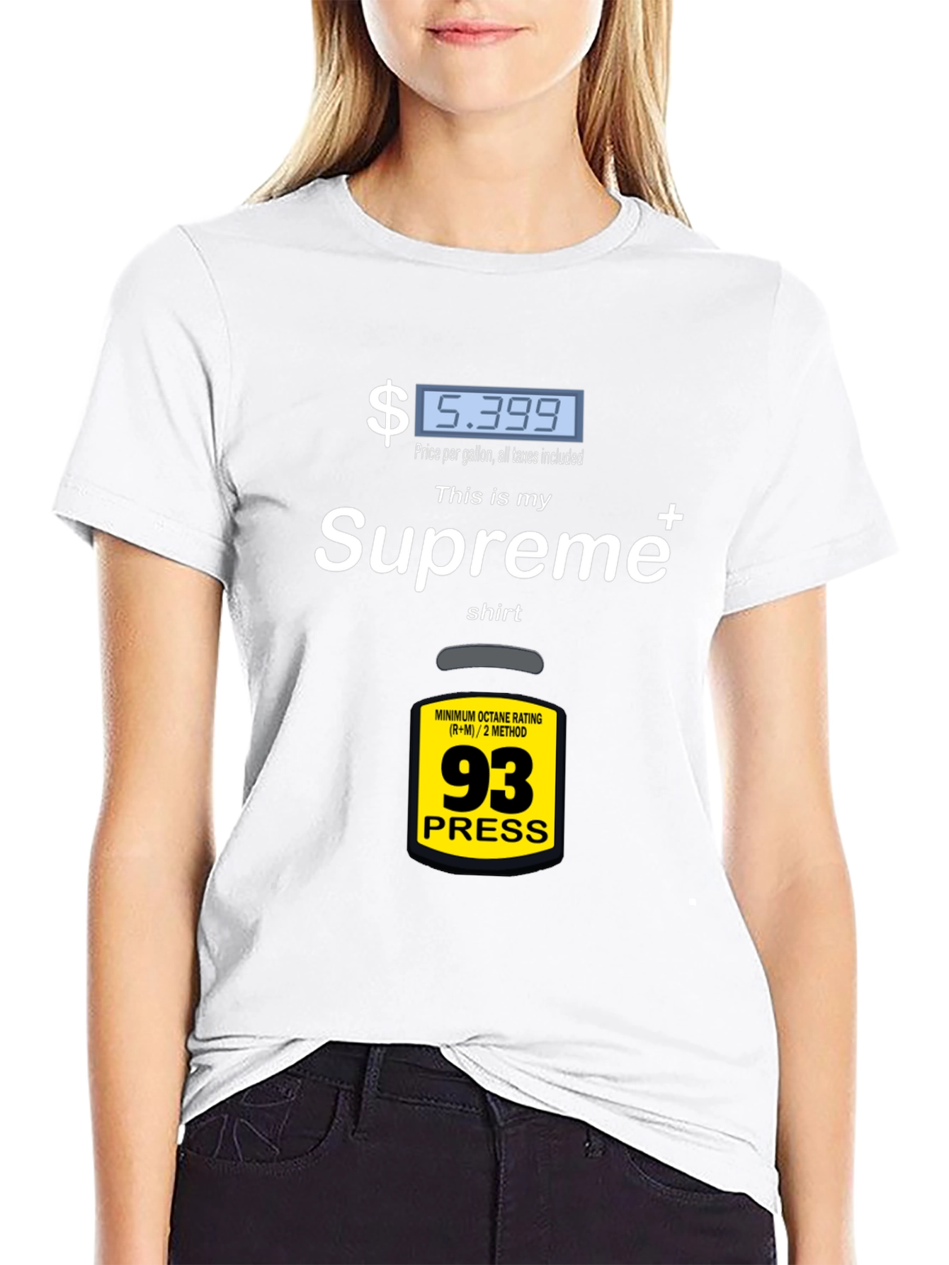 Supreme Gas Price T-Shirt - Fuel Up Your Style