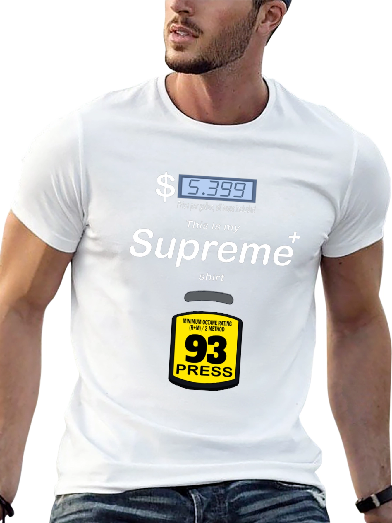 Supreme Gas Price T-Shirt - Fuel Up Your Style