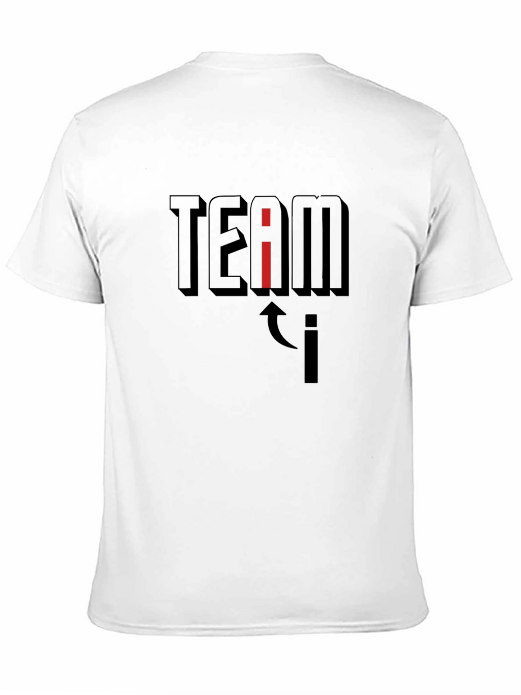 Team i T-Shirt - Black Graphic Tee