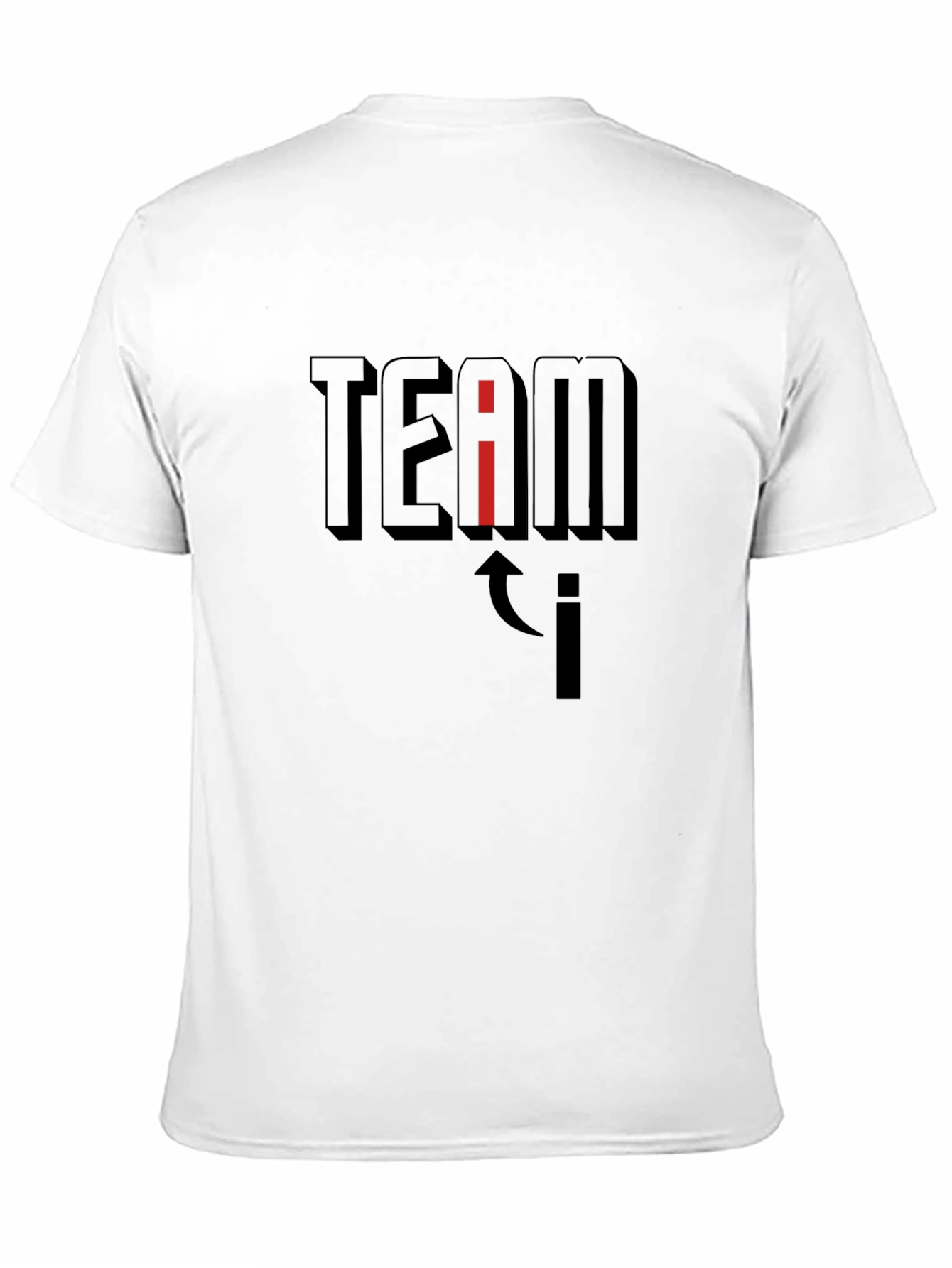 Team i T-Shirt - Black Graphic Tee
