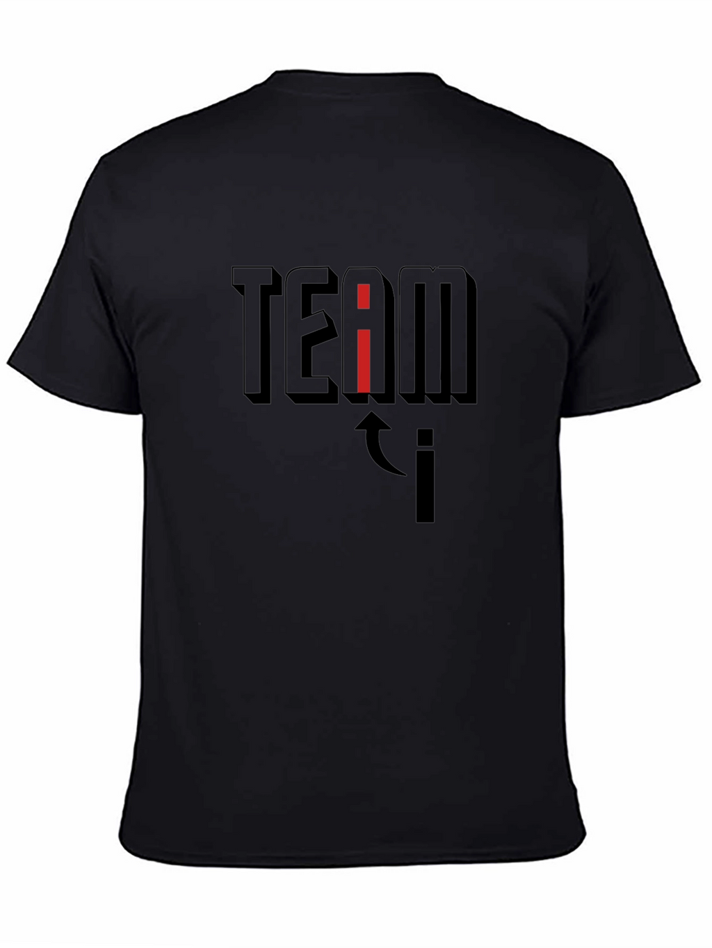Team i T-Shirt - Black Graphic Tee