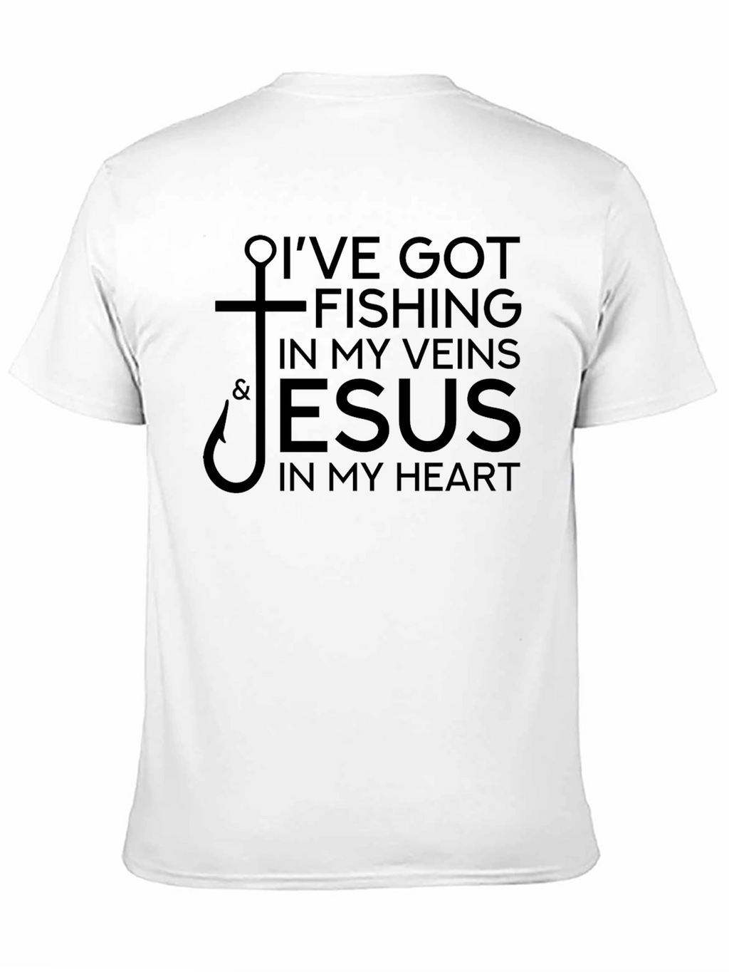 Fishing & Jesus T-Shirt - Faith Based Apparel