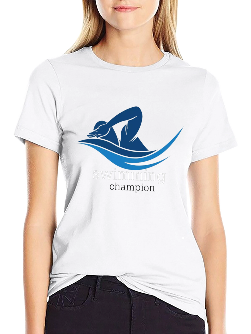 Swimming Champion Graphic T-Shirt