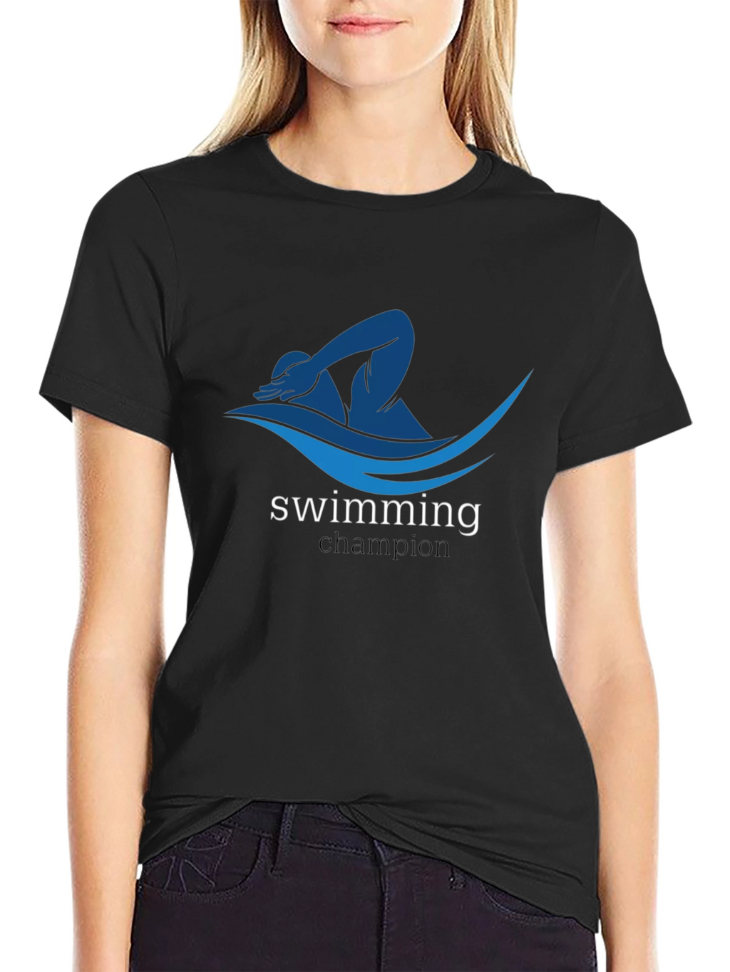Swimming Champion Graphic T-Shirt